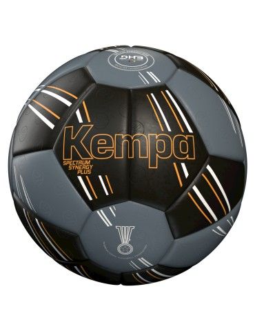 Lot de 5 Ballons Spectrum Synergy Plus Kempa noir/gris | Le spécialiste handball espace-handball.com