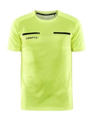 Maillot Arbitre Handball Craft Jaune Fluo