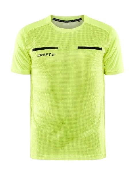 Maillot Arbitre Handball Craft Jaune Fluo - Espace-Handball.com