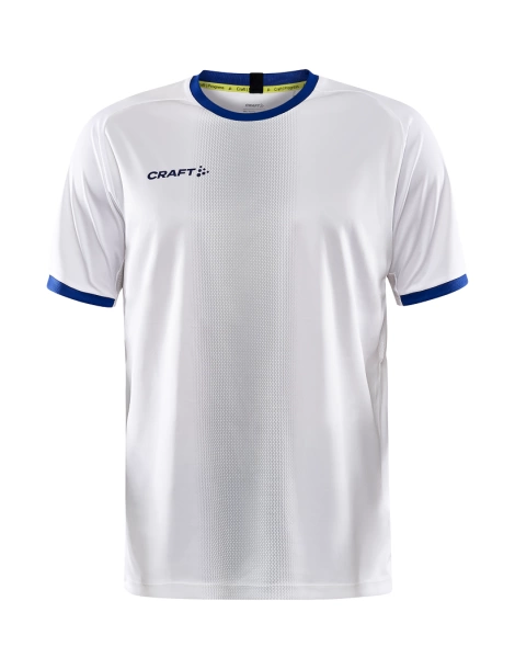 Maillot Progress 2.0 Graphic Craft blanc/roy Junior - Espace-Handball.com