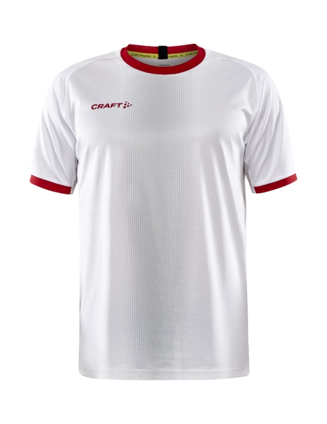 Maillot Progress 2.0 Graphic Craft blanc/rouge Junior - Espace-Handball.com