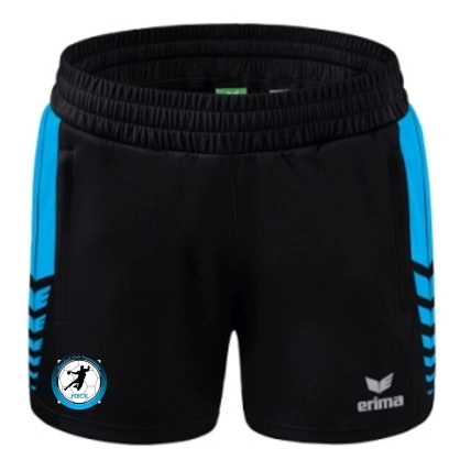 Short ERIMA Bleu Femme HBCF - Espace-Handball.com
