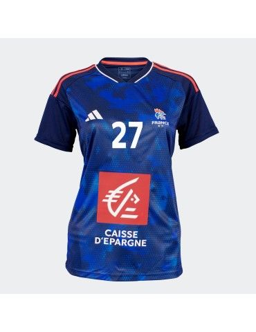 Maillot NZE-MINKO Équipe de France Handball 2023 Adidas Bleu | Le spécialiste handball espace-handball.com
