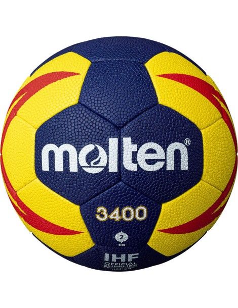 Ballon Handball Entraînement FFHB 3400 Molten | Le spécialiste handball espace-handball.com
