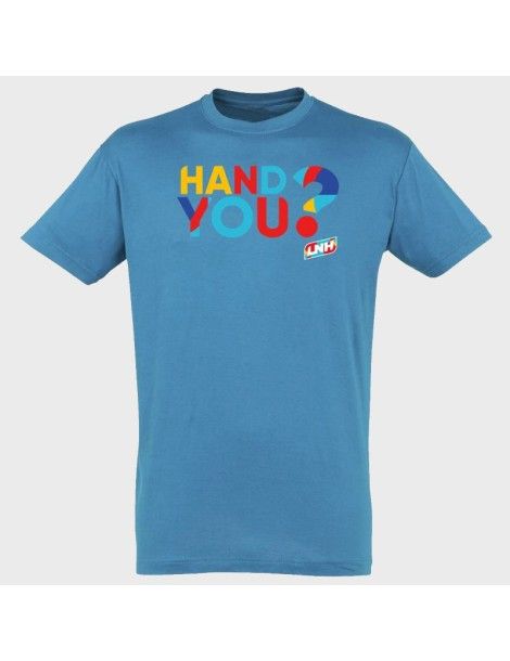 Tee-Shirt Hand You LNH Turquoise | Le spécialiste handball espace-handball.com