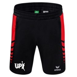 Short ERIMA Noir/Rouge Adulte/Junior UPI Handball | espace-handball.com