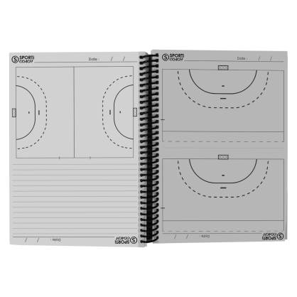 Carnet Spirale Coach Handball A5 - Espace-Handball.com