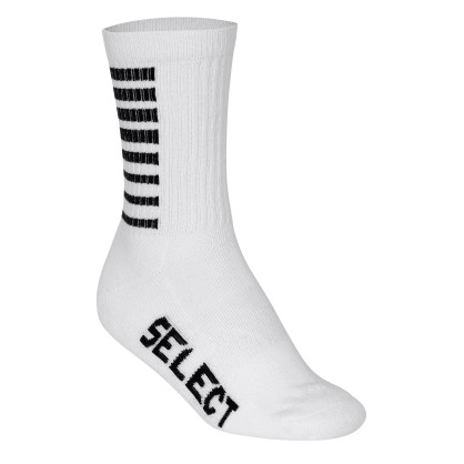 Chaussettes Basic Sélect Blanc/Noir - Espace-Handball.com