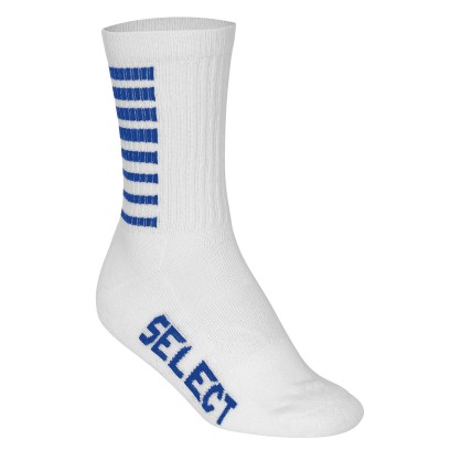 Chaussettes Basic Sélect Blanc/Bleu - Espace-Handball.com