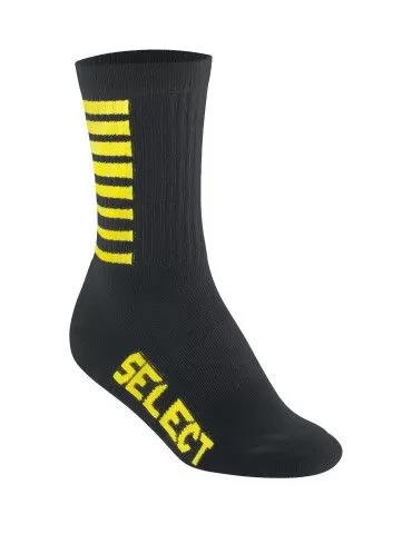 Chaussettes Basic Sélect Noir/Jaune | Le spécialiste handball espace-handball.com