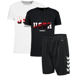 Pack Ensemble t-shirt + short USDH Hummel Adulte/Junior | espace-handball.com
