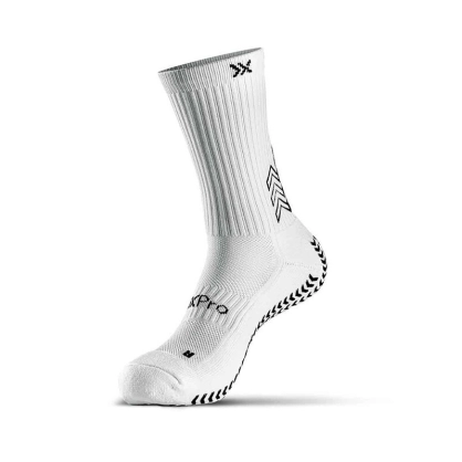 Chaussettes antidérapante Soxpro Classique Blanc - Espace-Handball.com