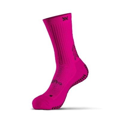 Chaussettes antidérapante Soxpro Classique Rose - Espace-Handball.com