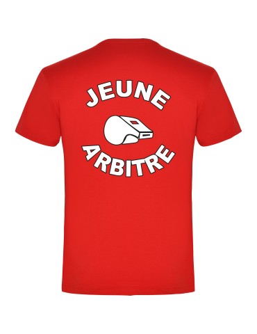 Tee-Shirt Jeune Arbitre Handball Rouge | Le spécialiste handball espace-handball.com