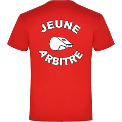 Tee-Shirt Jeune Arbitre Handball Rouge - Espace-Handball.com