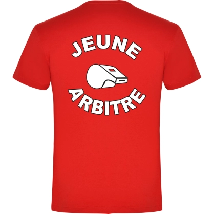Tee-Shirt Jeune Arbitre Handball Rouge - Espace-Handball.com