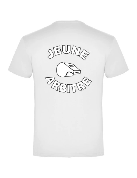 Tee-Shirt Jeune Arbitre Handball Blanc - Espace-Handball.com