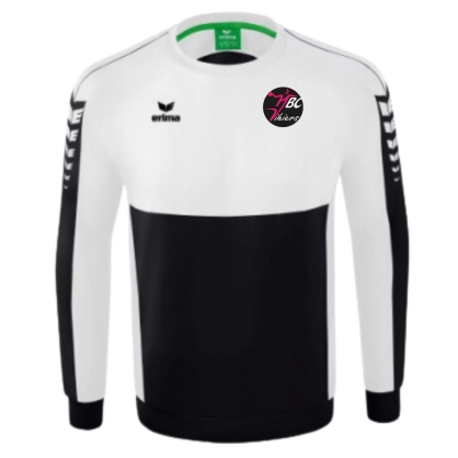 Sweatshirt ERIMA Noir/Blanc Vihiers Handball - Espace-Handball.com