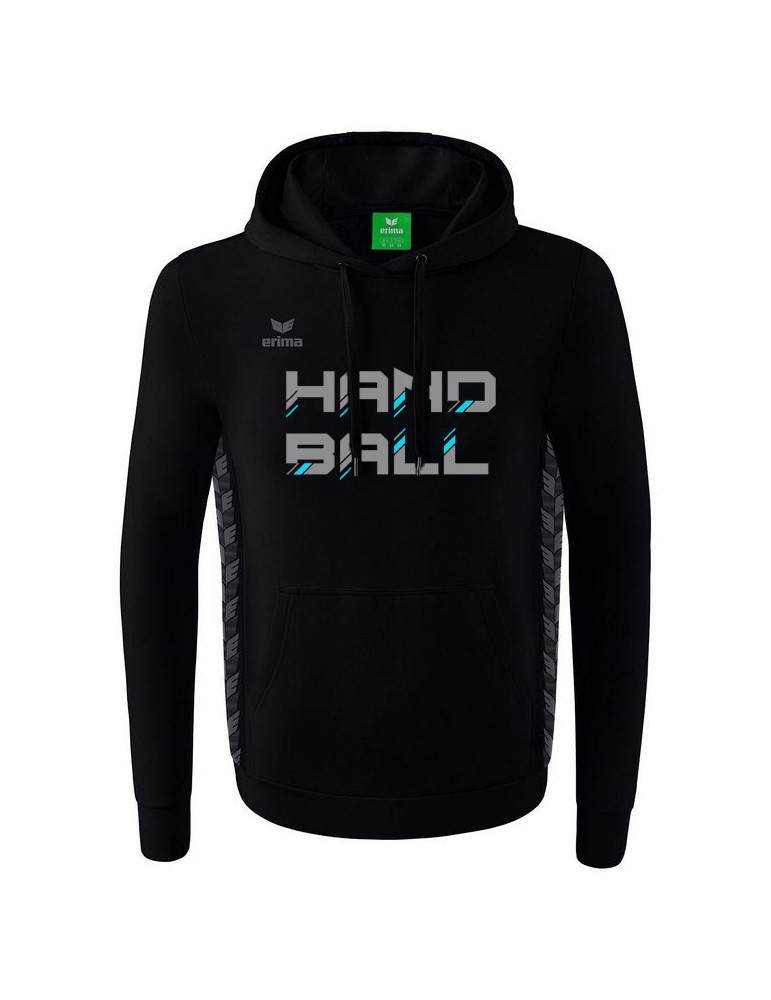 Sweat Verse Handball Erima Noir/gris Femme | Le spécialiste handball espace-handball.com