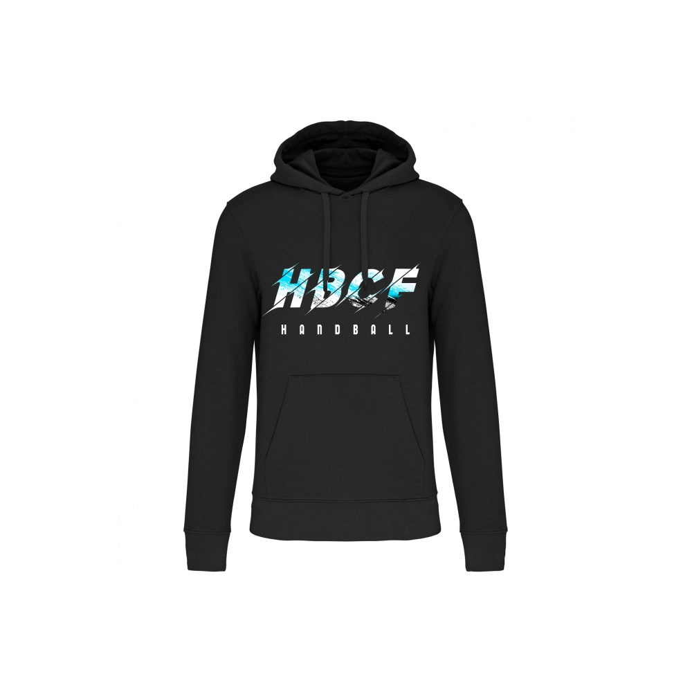 Sweat à capuche Noël Coloris Noir HBCF