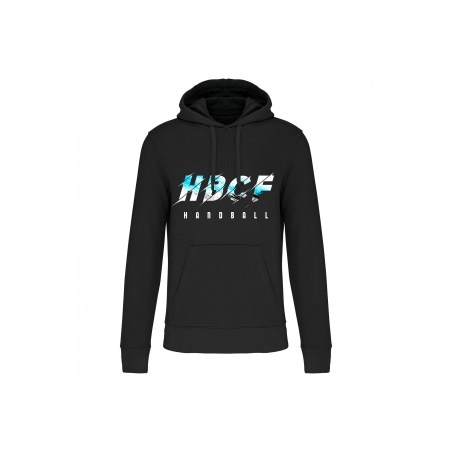 Sweat à capuche Noël Coloris Noir HBCF