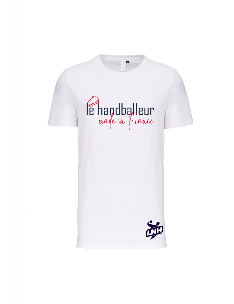 Tee Shirt le handball Made In France Blanc | Le spécialiste handball espace-handball.com