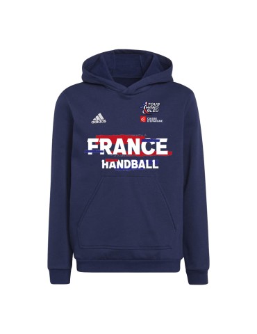 Sweat Capuche Officiel Supporter France Handball Adidas
