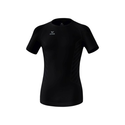 Maillot de Compression Manches Courtes Erima Noir - Espace-Handball.com