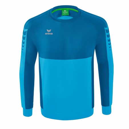 Sweat Six Wings Erima Bleu | Le spécialiste handball espace-handball.com