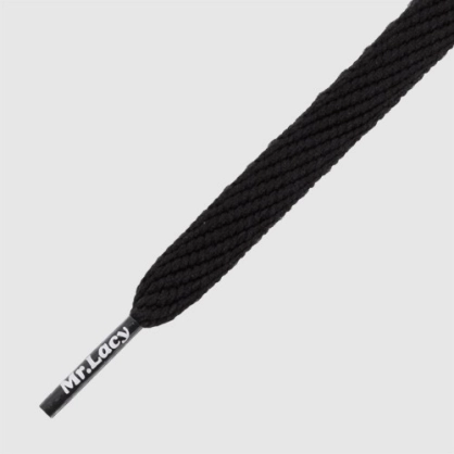 Lacets Flatties Noir - Espace-Handball.com