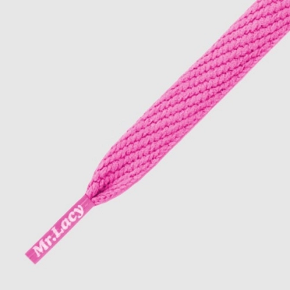 Lacets Flatties Fushia - Espace-Handball.com