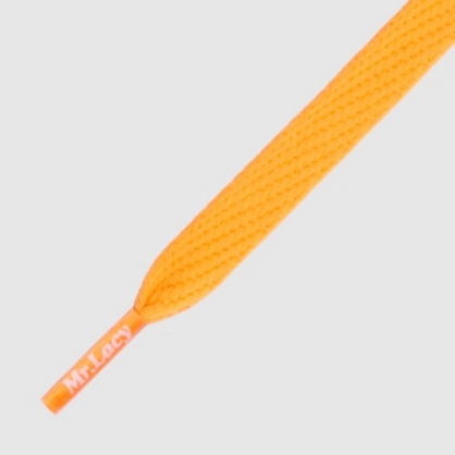 Lacets Flatties Orange - Espace-Handball.com