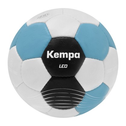 Ballon Leo Kempa Blanc/Bleu - Espace-Handball.com