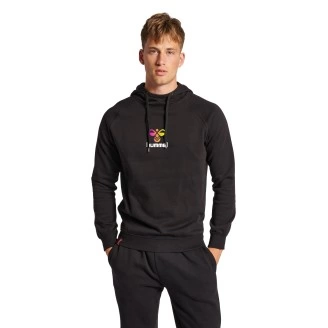 Sweat Capcuche HMLRed Collab Hummel Noir