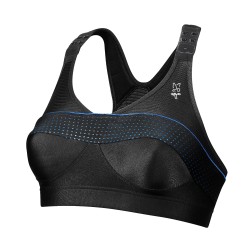 Brassière de Sport Top Strap X-Back Thuasne Noir - Espace-Handball.com