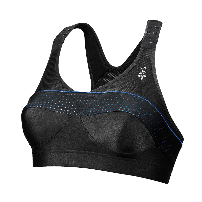 Brassière de Sport Top Strap X-Back Thuasne Noir