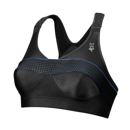 Brassière de Sport Top Strap X-Back Thuasne Noir