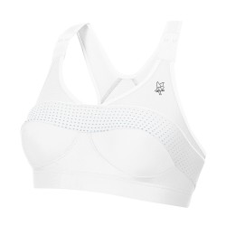 Brassière de Sport Top Strap X-Back Thuasne Blanc - Espace-Handball.com