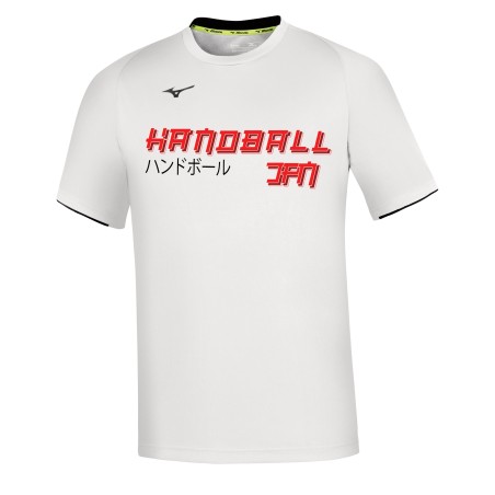Maillot Core JPN Handball Mizuno Blanc | Le spécialiste handball espace-handball.com