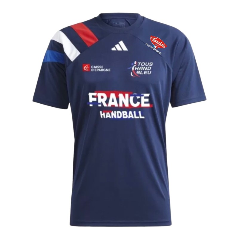 Maillot Junior France Handball '24 Adidas | Le spécialiste handball espace-handball.com