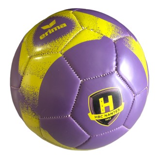 Miniball HBC Nantes jaune et violette Erima