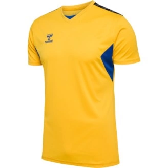 Maillot Hmlauthentic Hummel jaune/bleu - Espace-Handball.com