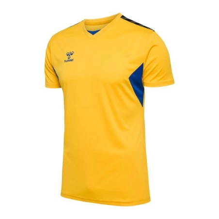 Maillot Hmlauthentic Hummel jaune/bleu - Espace-Handball.com