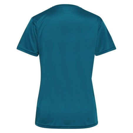 Maillot Hmlauthentic Femme bleu coral/jaune fluo Hummel