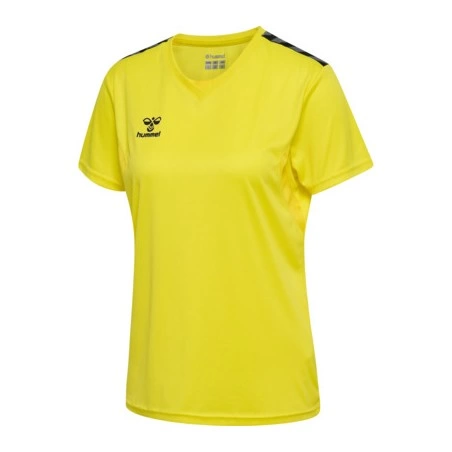 Maillot Hmlauthentic Femme Jaune Hummel - Espace-Handball.com