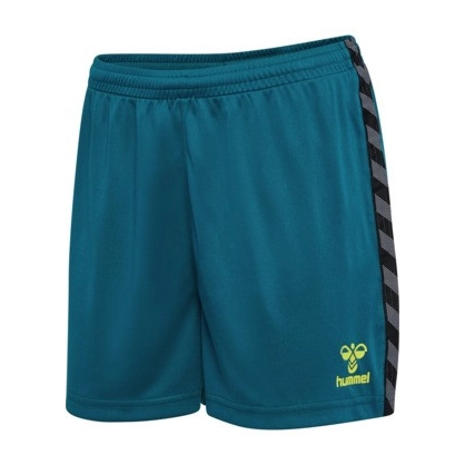 Short Hmlauthentic Femme bleu coral Hummel - Espace-Handball.com