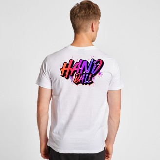 Tee-Shirt Handball Gang Blanc