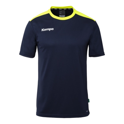 Maillot Emotion 27 Junior Marine/Jaune Kempa - Espace-Handball.com