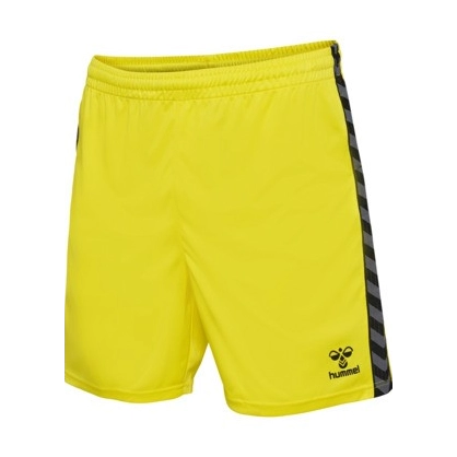 Short HMLAuthentic Hummel Jaune - Espace-Handball.com