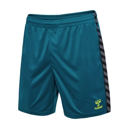 Short HMLAuthentic Hummel Junior bleu coral - Espace-Handball.com